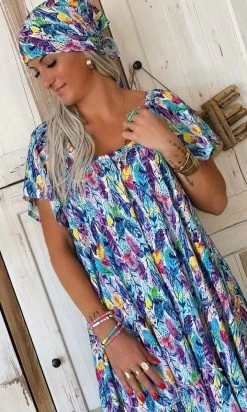 Petite Robe Tess Bleu Birdy -Robe Belle Soldes 27e47d98 7309 4b2c ba55 750cce3c3fe7