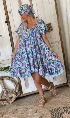 Petite Robe Tess Bleu Birdy -Robe Belle Soldes 4ed6a9e4 1dea 4fb6 a174 7a4f10dfc18d