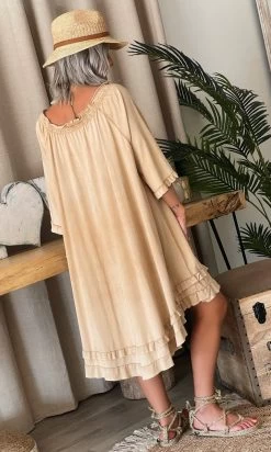 Petite Robe Saya Ultra-Light Camel -Robe Belle Soldes 66807879 7fd0 479f bf96 4f67c0bd63af
