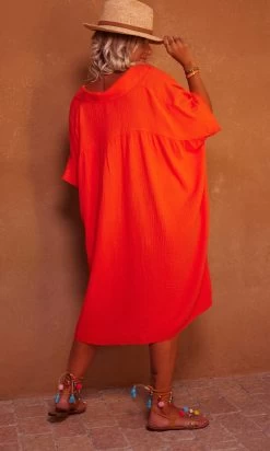 Petite Robe Chemise Sherine Oversize Orange -Robe Belle Soldes c4ab63f4 7ee5 41d6 8137 61bcb51245ad facetune 17 07 2023 10 35 57