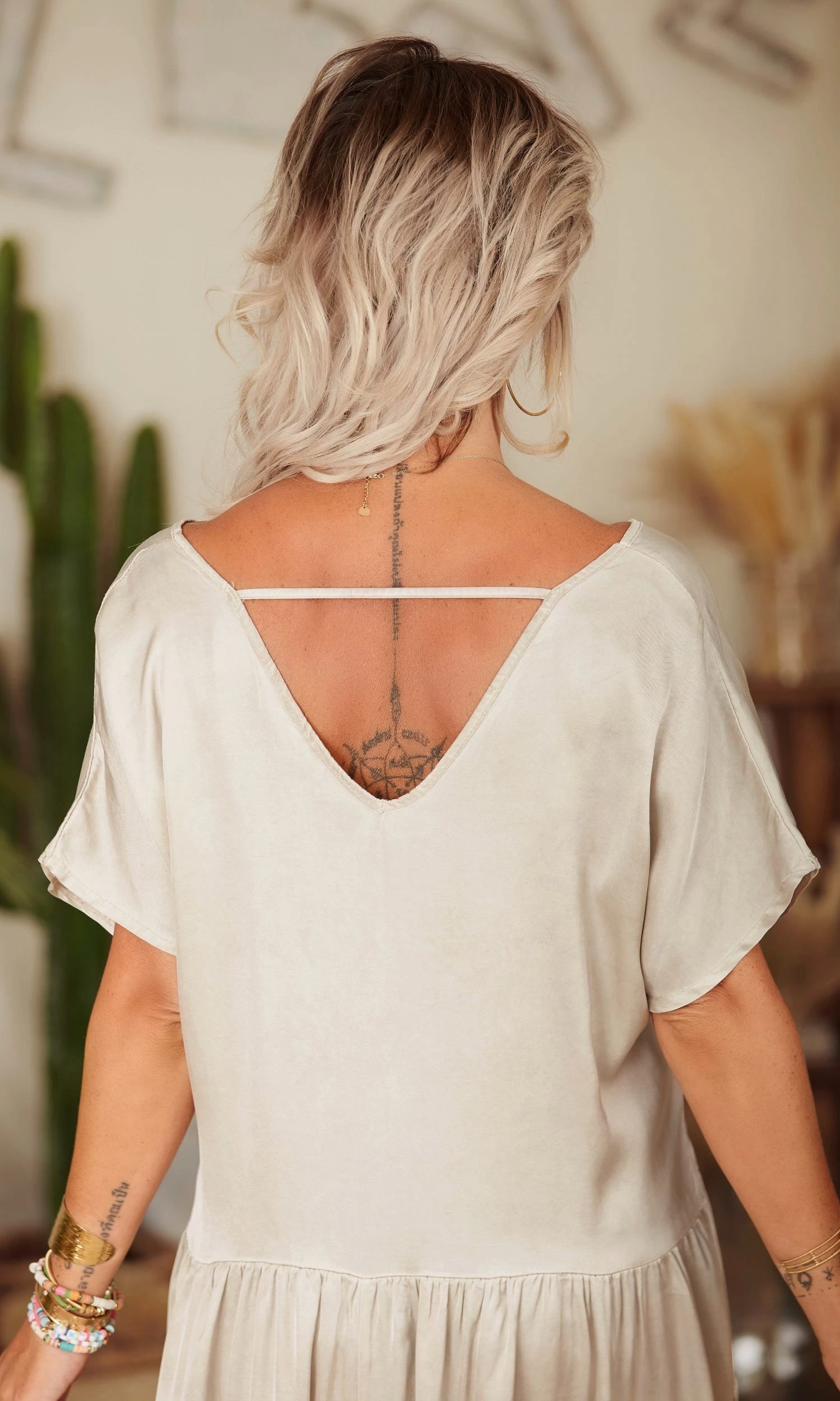 Robe Georgia Satin Taupe 3 Robe Georgia Satin Taupe