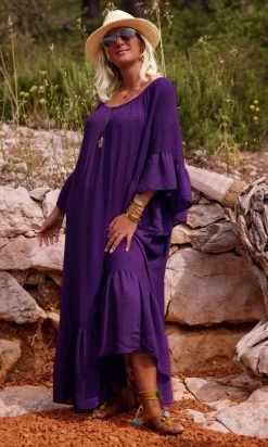 Robe De Plage Alizée Violet -Robe Belle Soldes facetune 03 07 2023 14 36 21