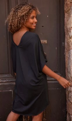 Petite Robe Farah Oversize Ultra-Light Noir