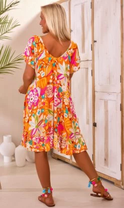 Petite Robe Tess Orange Bird Of Paradise -Robe Belle Soldes facetune 22 02 2024 14 21 52