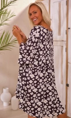 Petite Robe Lucia Oversize Noir Little Gem