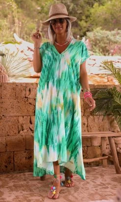 Robe Izabella Vert Brésil Kaleido -Robe Belle Soldes facetune 23 06 2023 11 34 17