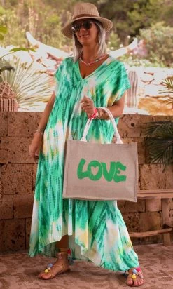 Robe Izabella Vert Brésil Kaleido -Robe Belle Soldes facetune 23 06 2023 11 47 23