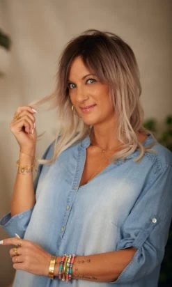 Petite Robe Adriana Jean's Denim -Robe Belle Soldes facetune 24 01 2023 11 08 29