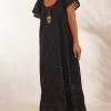 Robe Tess Broderie Noir