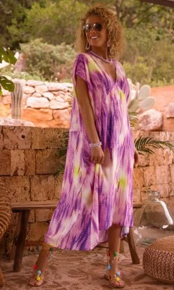 Robe Izabella Violet Kaleido -Robe Belle Soldes facetune 26 06 2023 10 20 00