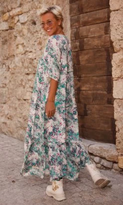 Robe Talya Bleu Vert Flower Bloom 12 Robe Talya Bleu Vert Flower Bloom -Robe Belle Soldes facetune 26 10 2023 09 27 20