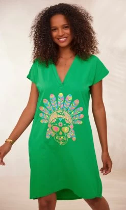 Petite Robe Isadora Vert Brésil Pluma Skull Multicolor -Robe Belle Soldes facetune 31 01 2024 11 58 39