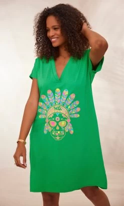 Petite Robe Isadora Vert Brésil Pluma Skull Multicolor -Robe Belle Soldes facetune 31 01 2024 12 00 33