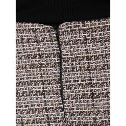 Jupe Droite Taille Haute Multico Rose Femme - Morgan -Robe Belle Soldes jupe droite taille haute multico rose femme morgan 3