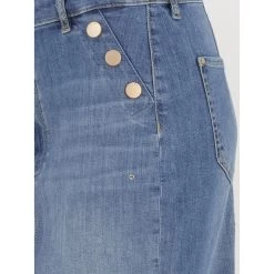 Jupe En Jean Iolonda Bleu Femme - Guess -Robe Belle Soldes jupe en jean iolonda bleu femme guess 3