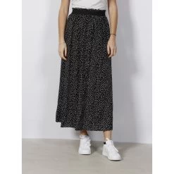 Jupe Midi à Pois Venedig Noir Femme - Only