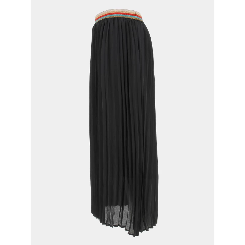 Jupe Midi Plissé Bord Paillette Ellie Noir Femme - Only 5 Jupe Midi Plissé Bord Paillette Ellie Noir Femme - Only – Image 3