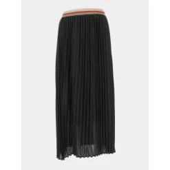 Jupe Midi Plissé Bord Paillette Ellie Noir Femme - Only