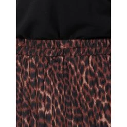 Jupe Midi Plissé Clark Léopard Marron Femme - La Petite Etoile -Robe Belle Soldes jupe midi plisse clark leopard marron femme la petite etoile 3