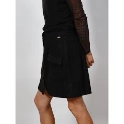 Jupe Valentina Noir Femme - Deeluxe -Robe Belle Soldes jupe valentina noir femme deeluxe 2