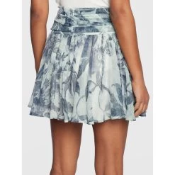 Jupe Volant Aman Bleu Femme - Guess -Robe Belle Soldes jupe volant aman bleu femme guess 2