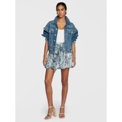 Jupe Volant Aman Bleu Femme - Guess