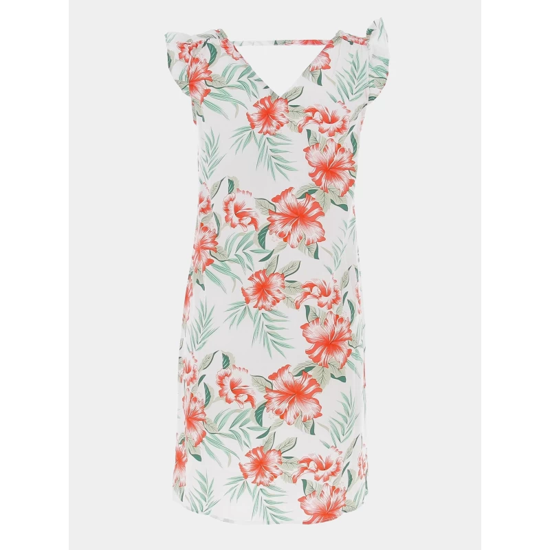 Robe à Fleurs Sylvie Blanc Femme - Only 4 Robe à Fleurs Sylvie Blanc Femme - Only – Image 2