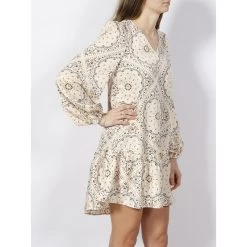Robe Ample Imprimés Rina Beige Femme - Vero Moda 8 Robe Ample Imprimés Rina Beige Femme - Vero Moda -Robe Belle Soldes robe ample imprimes rina beige femme vero moda 2