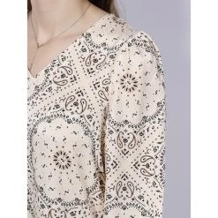 Robe Ample Imprimés Rina Beige Femme - Vero Moda 9 Robe Ample Imprimés Rina Beige Femme - Vero Moda -Robe Belle Soldes robe ample imprimes rina beige femme vero moda 3