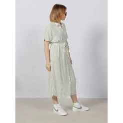 Robe Chemise Mi-longue Menny Vert Femme - Vero Moda -Robe Belle Soldes robe chemise mi longue menny vert femme vero moda 2