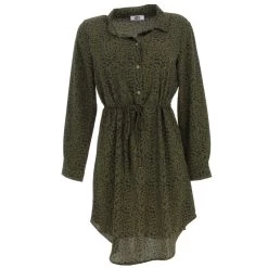 Robe Chemise Piper Vert Forêt Femme - Jacqueline De Yong