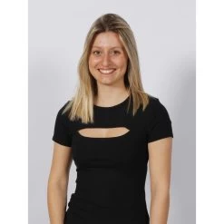 Robe Courte Moulante Lana Noir Femme - Guess -Robe Belle Soldes robe courte moulante lana noir femme guess 3