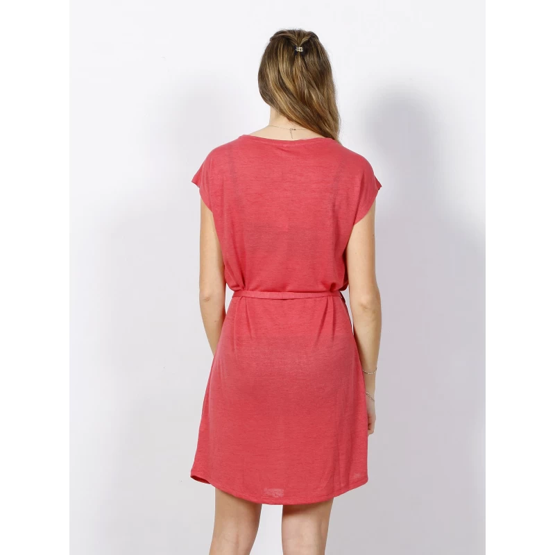 SUN VALLEY Robe Droite Ceinture Talasi Rose Femme - Sunvalley 4 SUN VALLEY Robe Droite Ceinture Talasi Rose Femme - Sunvalley – Image 2