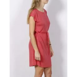 SUN VALLEY Robe Droite Ceinture Talasi Rose Femme - Sunvalley 8 SUN VALLEY Robe Droite Ceinture Talasi Rose Femme - Sunvalley -Robe Belle Soldes robe droite ceinture talasi rose femme sunvalley 2