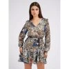 Robe Elea Patchwork Multicolore Femme - Guess -Robe Belle Soldes robe elea patchwork multicolore femme guess