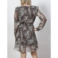 Robe Fleurie Rodin Violet Femme - Morgan -Robe Belle Soldes robe fleurie rodin violet femme morgan 1