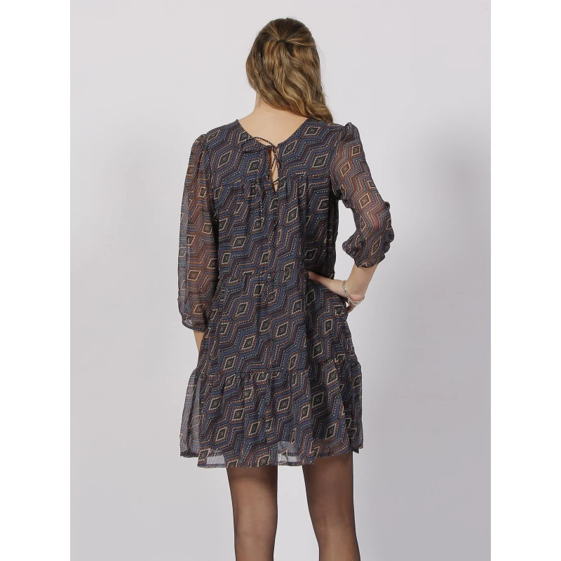 Robe Francesca Life Bleu Marine Femme - Only 4 Robe Francesca Life Bleu Marine Femme - Only – Image 2