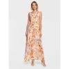 Robe Longue à Fleurs Gilda Orange Femme - Guess -Robe Belle Soldes robe longue a fleurs gilda orange femme guess