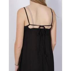 Robe Longue Rikke Noir Femme - Only -Robe Belle Soldes robe longue rikke noir femme only 3