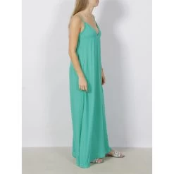 Robe Longue Rikke Vert Femme - Only -Robe Belle Soldes robe longue rikke vert femme only 2