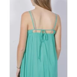 Robe Longue Rikke Vert Femme - Only -Robe Belle Soldes robe longue rikke vert femme only 3