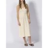 Robe Midi Aria Blanc Ivoire Femme - Deeluxe -Robe Belle Soldes robe midi aria blanc ivoire femme deeluxe