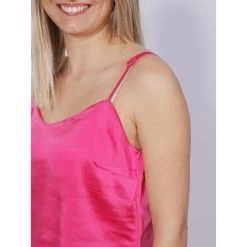 Robe Midi Satin Mayra Rose Femme - Only -Robe Belle Soldes robe midi satin mayra rose femme only 3