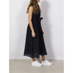 Robe Midi Soul Bleu Marine Femme - Armani Exchange -Robe Belle Soldes robe midi soul bleu marine femme armani exchange 2