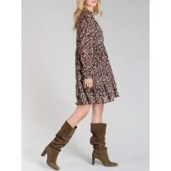 Robe Mihabel Multicolore Femme - Le Temps Des Cerises 8 Robe Mihabel Multicolore Femme - Le Temps Des Cerises -Robe Belle Soldes robe mihabel multicolore femme le temps des cerises 1 2