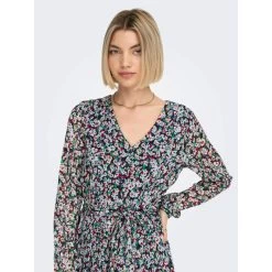 Robe Danielle Lurex Motif Floral Femme Multicolore - Only -Robe Belle Soldes robe onldanielle lurex motif floral femme multicolore only 3