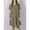 Robe Piper Animal Noir Femme - Jacqueline De Yong -Robe Belle Soldes robe piper animal noir femme jacqueline de yong