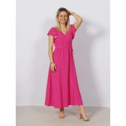 Robe Portefeuille Midi Ă Pois Naomi Rose Femme - Only