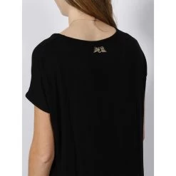 Robe T-shirt Print Logo Noir Femme - Von Dutch -Robe Belle Soldes robe t shirt print logo noir femme von dutch 3