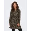 Robe Tunique Cory Motif Animalier Marron/noir Femme - Only